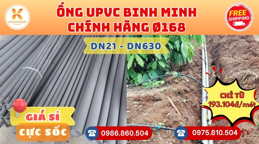 ong-binh-minh-phi-168-chiet-khau-cao-3 Mua Ống Bình Minh Phi 168 CHIẾT KHẤU CAO nhất thị trường hàng chính hãng CHỈ TỪ: 193.104đ/mét Giá Sỉ, Sẵn Kho Số Lượng Lớn Liên hệ Khởi Hoàn Đặt hàng Nhanh Chóng