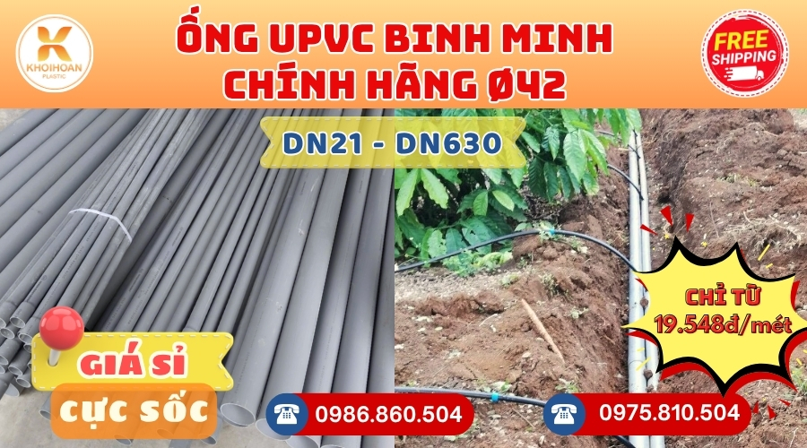 ong-binh-minh-phi-42-chiet-khau-cao-3 Mua Ống Bình Minh Phi 42 CHIẾT KHẤU CAO nhất thị trường hàng chính hãng CHỈ TỪ: 19.548đ/mét Giá Sỉ, Sẵn Kho Số Lượng Lớn Liên hệ Khởi Hoàn Đặt hàng Nhanh Chóng
