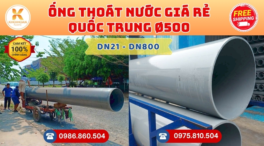 ong-nhua-quoc-trung-phi-500-gia-re-3 Mua Ống Nhựa Quốc Trung Phi 500 Giá Rẻ Ở Đâu CHIẾT KHẤU CAO nhất thị trường CHỈ TỪ: 2.339.200 đ/cây Giá Sỉ, Sẵn Kho Số Lượng Lớn Liên hệ Đặt hàng Nhanh
