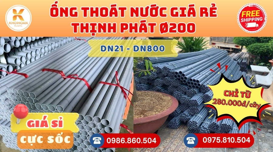 ong-thoat-nuoc-thinh-phat-D200-gia-re-3 Mua Ống Thoát Nước Thịnh Phát D200 Giá Rẻ CHIẾT KHẤU CAO nhất thị trường CHỈ TỪ: 210.000đ/cây Giá Sỉ, Sẵn Kho Số Lượng Lớn Liên hệ Khởi Hoàn Đặt hàng Nhanh