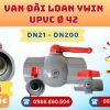 Khởi Hoàn chuyên cung cấp phụ kiện ngành nước. Van Tay Đỏ uPVC Phi 42 YWin Đài Loan. CHỈ TỪ: 62.000đ/cái Sẵn kho số lượng lớn, giao nhanh toàn quốc