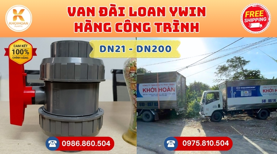 Khởi Hoàn chuyên cung cấp phụ kiện ngành nước. Van Racco uPVC Phi 76 YWin Đài Loan. CHỈ TỪ: 875.000đ/cái Sẵn kho số lượng lớn, giao nhanh toàn quốc