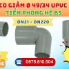 Khởi Hoàn chuyên phân phối ống nhựa, phụ kiện ngành nước Tiền Phong - Co Giảm uPVC Tiền Phong Phi 49/34 | GIÁ CHỈ TỪ: 12.636đ/cái | Sẵn kho số lượng lớn, giao nhanh toàn quốc