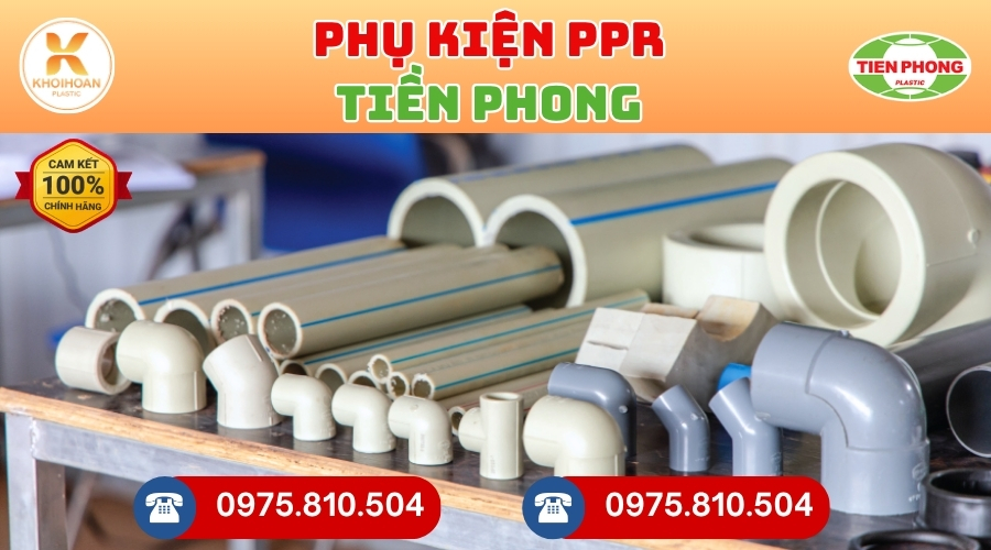 Khởi Hoàn chuyên phân phối ống nhựa, phụ kiện ngành nước Tiền Phong - Bít PPR Phi 50 Tiền Phong Giá Rẻ CHỈ TỪ: 23.760đ/cái | Sẵn kho số lượng lớn, giao nhanh toàn quốc
