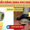 Khởi Hoàn chuyên phân phối ống nhựa, phụ kiện ngành nước Tiền Phong - Nối PPR Phi 200 Tiền Phong Giá Rẻ CHỈ TỪ: 1.856.088đ/cái | Sẵn kho số lượng lớn, giao nhanh toàn quốc